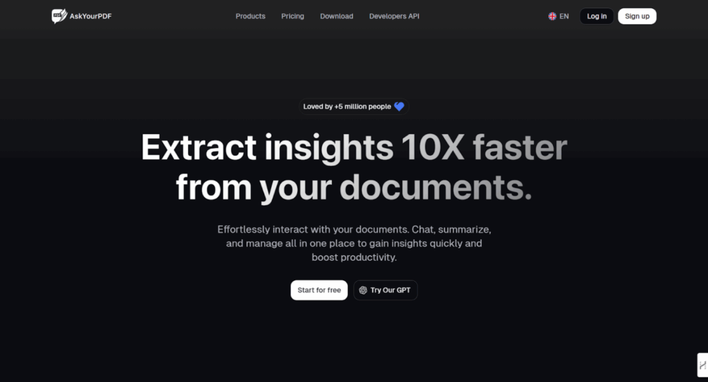 ابزارهای چت با PDF